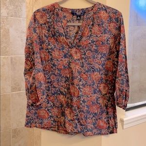 Floral boho shirt